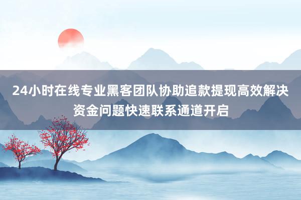 24小时在线专业黑客团队协助追款提现高效解决资金问题快速联系通道开启