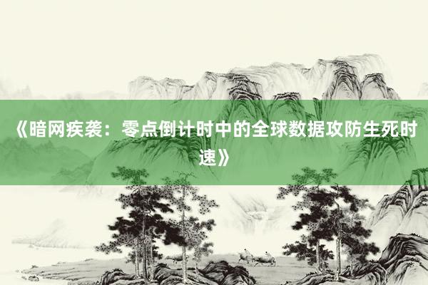 《暗网疾袭：零点倒计时中的全球数据攻防生死时速》